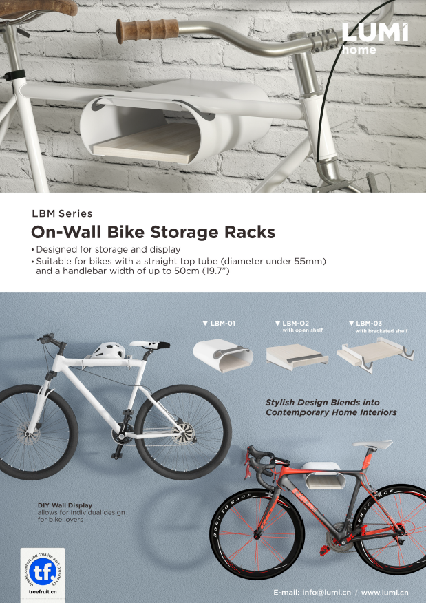 LBM Series On-Wall Bike Storage Racks