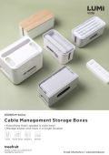 0303PLM Series-Cable Management Storage Boxes