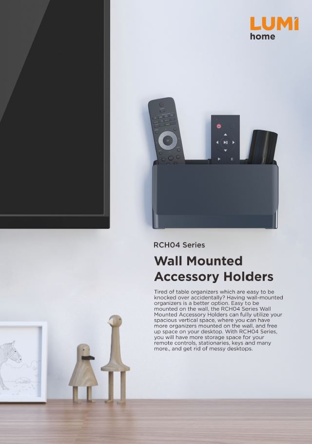 RCH04 Series-Wall Mounted Accessory Holders