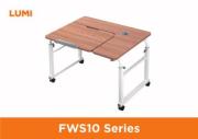 FWS10 Series-Adjustable Mobile Computer Table