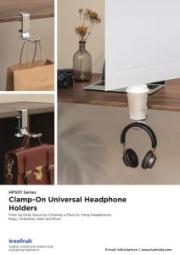 HPS01 Series Clamp-On Universal Headphone Holders