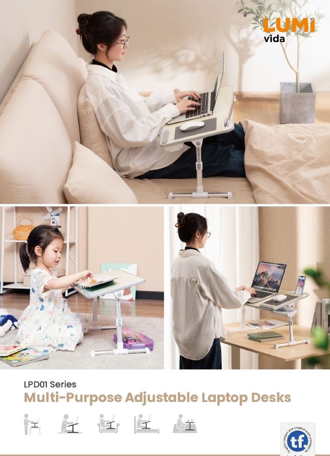 LPD01 Series-Multi-Purpose Adjustable Laptop Desks