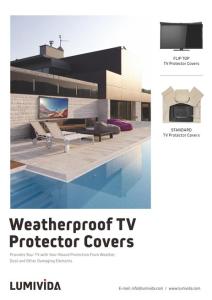 TVC01 Weatherproof TV Protector Covers