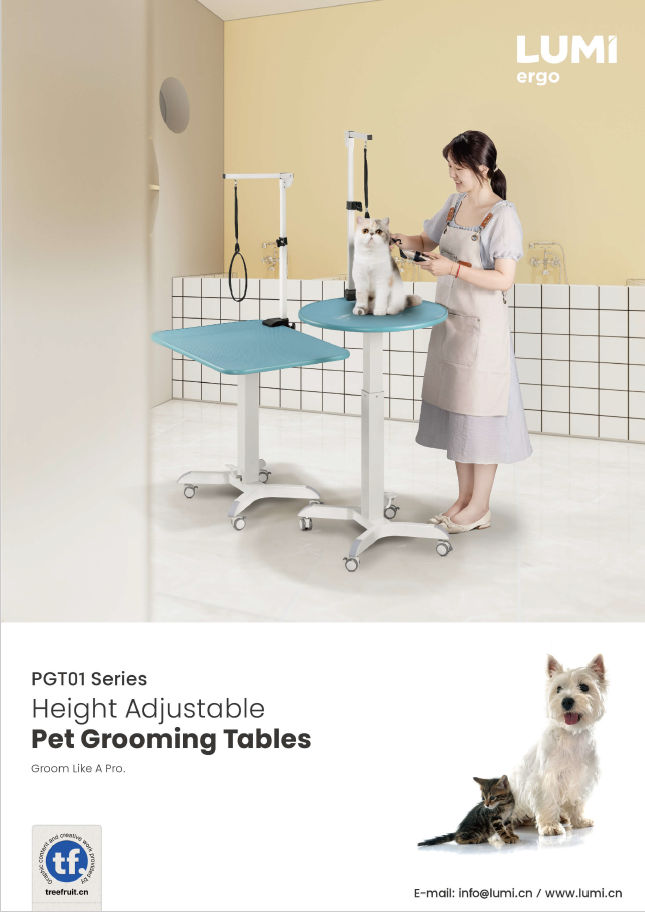 PGT01 Series Height Adjustable Pet Grooming Tables
