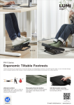 FR-11 Series Ergonomic Tiltable Footrests