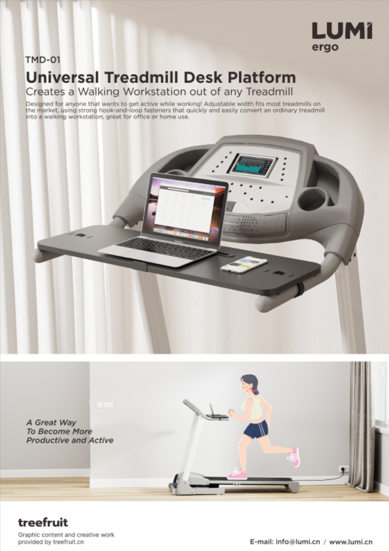 TMD-01 Universal Treadmill Desk Platform