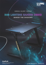 GMD04 Series-RGB Lighting Gaming Desks