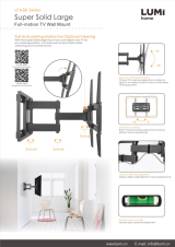 LPA58 Series Super Solid Large Full-motion TV Wall Mount