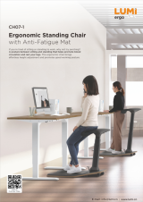 CH07-1-Ergonomic Standing Chair with Anti-Fatigue Mat