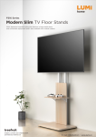 FS16 Series Modern Slim TV Floor Stands-New