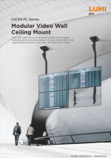 LVC03-FL Series-Video Wall Ceiling Mount