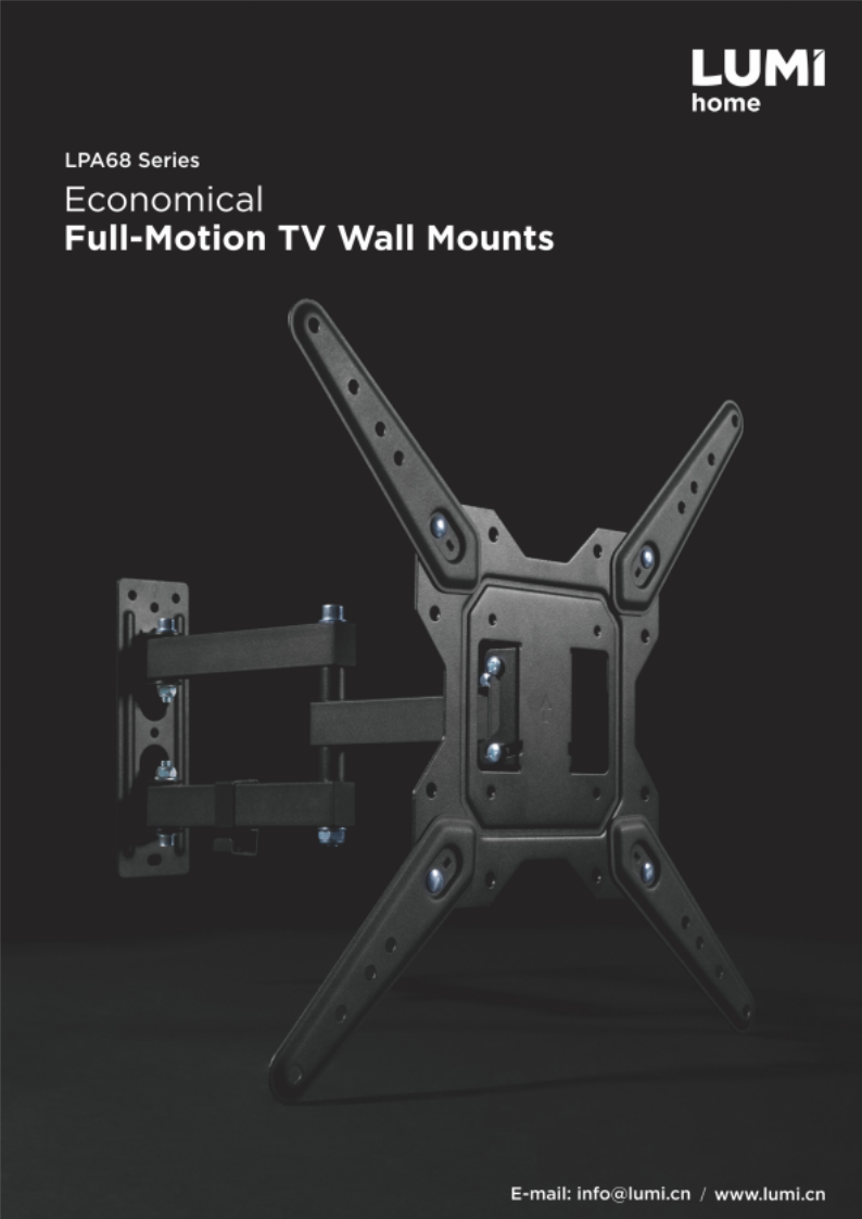 LPA68 Series-Economical Full-Motion TV Wall Mounts