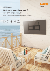 LP38 Series-Outdoor Weatherproof Tilt TV Wall Mount