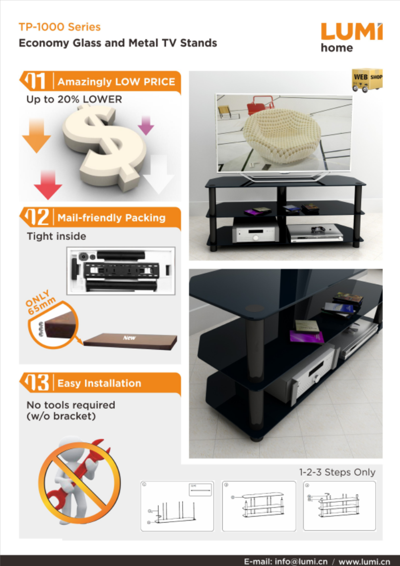 TP Series Economy Mail-order TV Stand