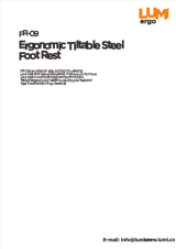 FR-09-Ergonomic Tiltable Steel Foot Rest