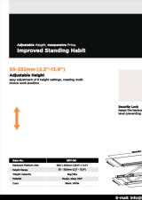 KBT-06-Scissors Lift Keyboard Riser