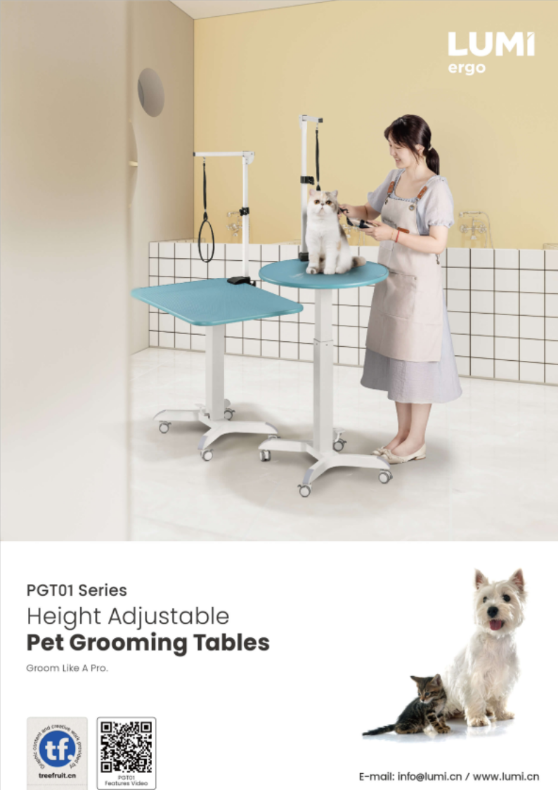 PGT01 Series Height Adjustable Pet Grooming Tables
