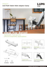 PAD29-01-Anti-Theft Tablet VESA Adapter Clamp