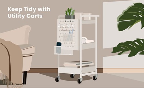 How to Keep Home Organized with Utility Carts