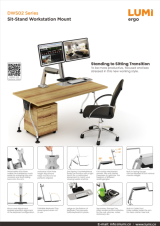 DWS02 Series Sit-stand Workstation Mount