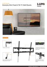 KL20 Series Economy Slim Fixed/Tilt TV Wall Mounts