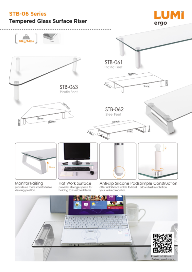 STB-06 Universal Tabletop Monitor & Laptop Riser