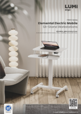 FWS13 Series-Elemental Electric Mobile Sit-Stand Workstations
