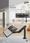 LDT76 Series Flexy Spring-Assisted Monitor Arms