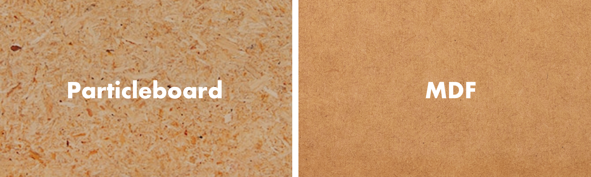 Particleboard VS MDF