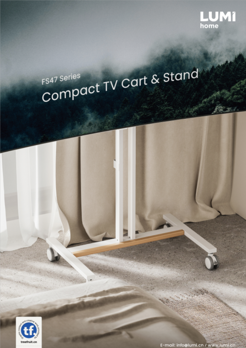 FS47 Series-Compact TV Cart ＆ Stand