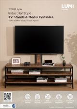 WP2000 Series Industrial Style TV Stands & Media Consoles