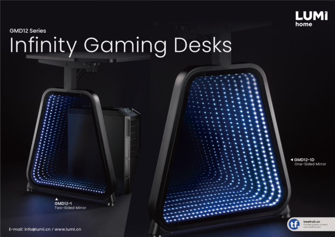 GMD12 Series Infinity Gaming Desks