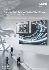 LVW13-46T-Optimal Full Service Video Wall Mount with Quick Release