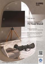  FS39-44F-01 Foldable Easel Studio TV Floor Stand