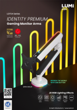 LDT54 Series-Identity Premium Gaming Monitor Arms 
