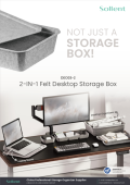 DEO03-2 2-in-1 Felt Desktop Storage Box