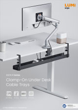 CC11-9 Series  Clamp-On Under Desk Cable Trays