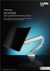 LDT45H Series Modern Spring-Assisted Monitor Arms