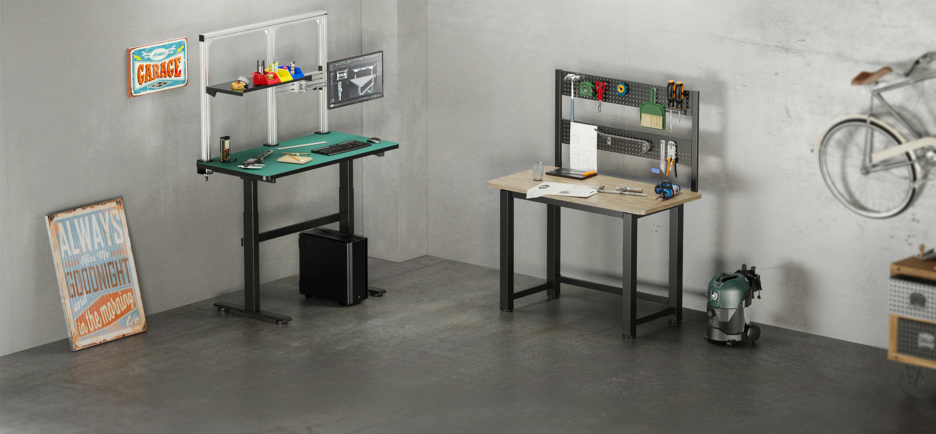 Heavy-Duty Workbenches & Accessories