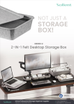 DEO03-2 2-IN-1 Felt Desktop Storage Box