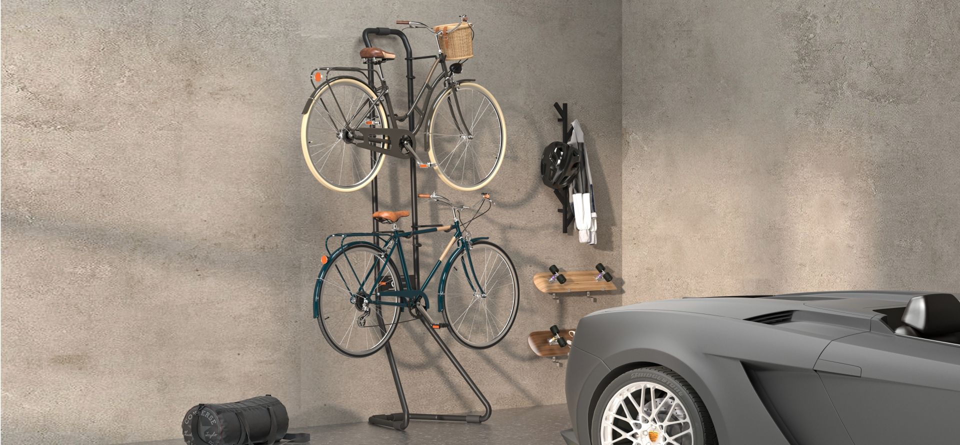 Storage Racks for Multiple Bikes 