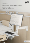 MED02 Series Medical Wall-Mounted Workstations