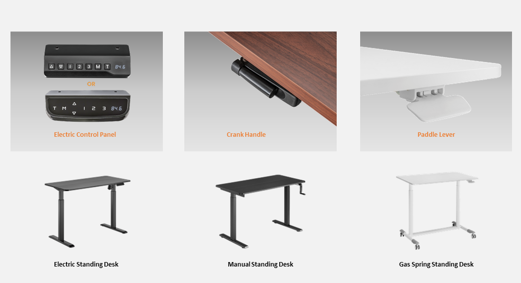 3 Kinds of Standing desks