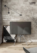 FS26-44F-02 Kickstand Style Studio TV Floor Stands