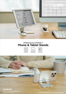 PHS02 Series ＆ PHS05-7 Phone ＆ Tablet Stands