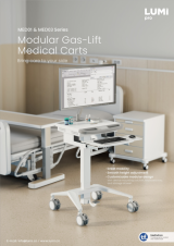 MED01 & MED03 Series Modular Gas-Lift Medical Carts