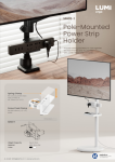 MH03-1-Pole-Mounted Power Strip Holder