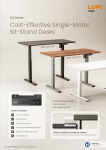 S13 Series Cost-Effective Single-Motor Sit-Stand Desks