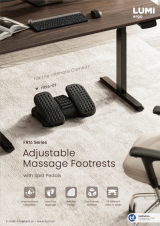 FR16 Series Adjustable Massage Footrests with Split Pedals