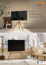 FS35 Series Solid Wood Easel Studio TV Floor Stands